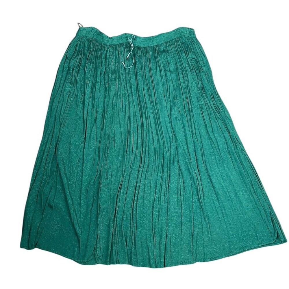 World Market Boho Textured Maxi‎ Skirt, Lined, Size L/XL Drawstring Waist